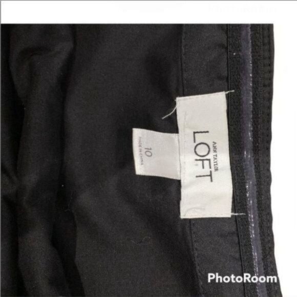 Ann Taylor loft strapless cotton blend mini dress, size 10 - Picture 8 of 9